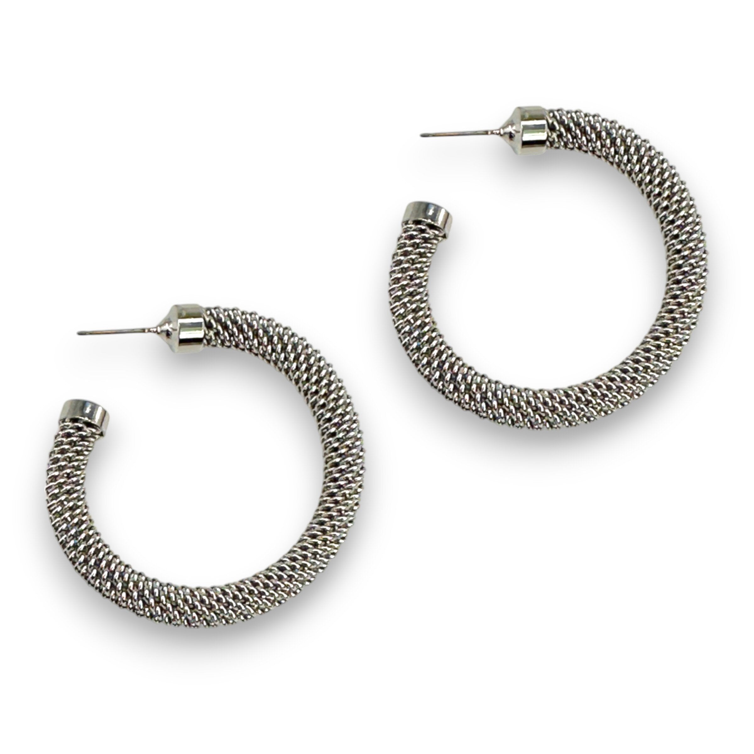 Rhodium-Plated, Large