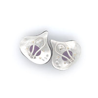 Zoisite & Amethyst Fig Earrings