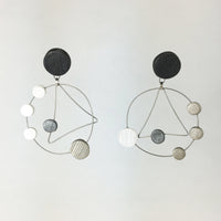 Triangle Circle Earrings