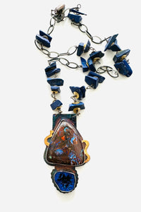 Celebrations In Blues Necklace