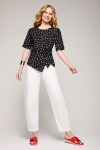 Black/White Orbit Dot