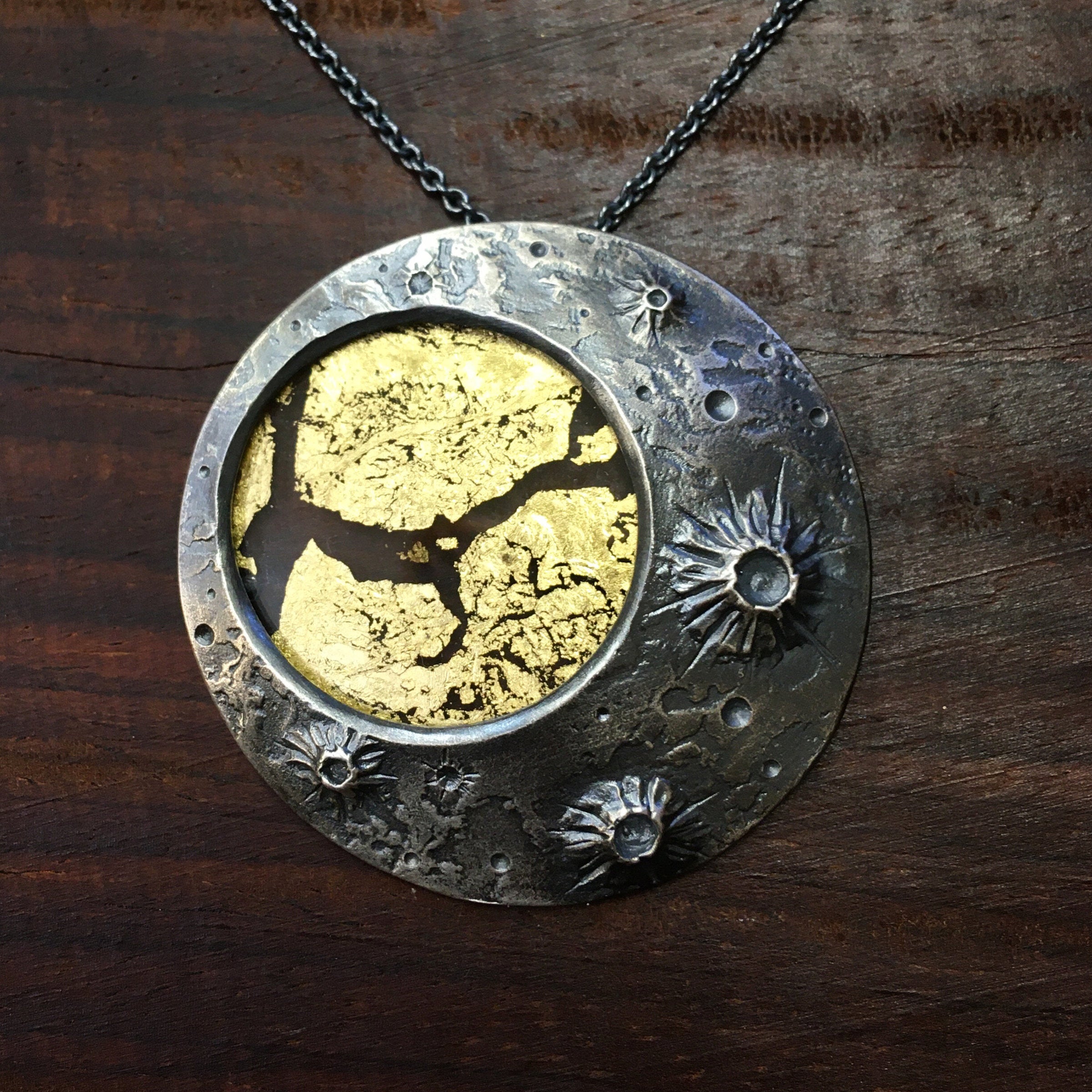 Moon Encasement Necklace