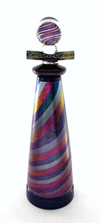 Amethyst Dichroic Lidded Vessel
