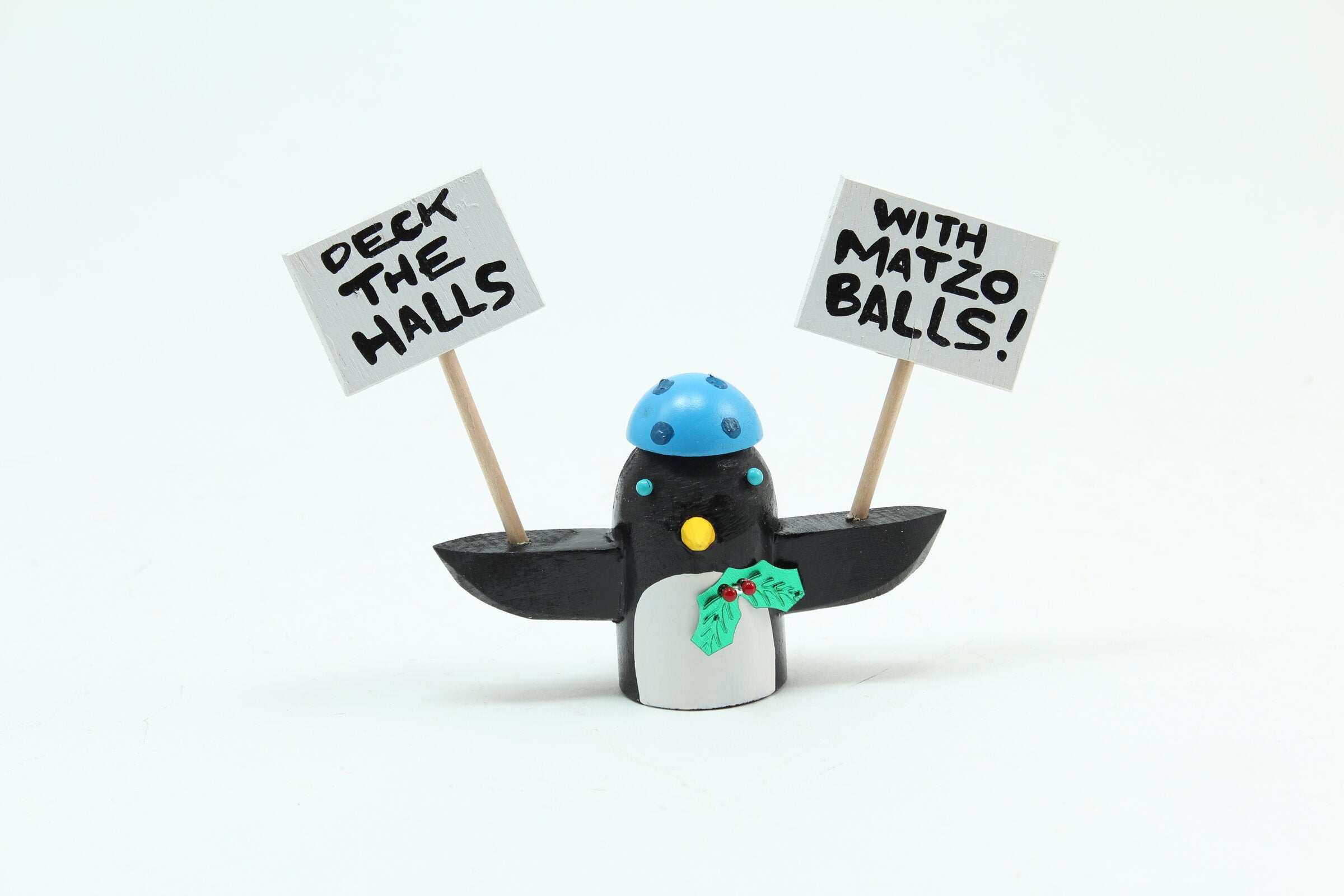 Picketing Yarmulke Penguins