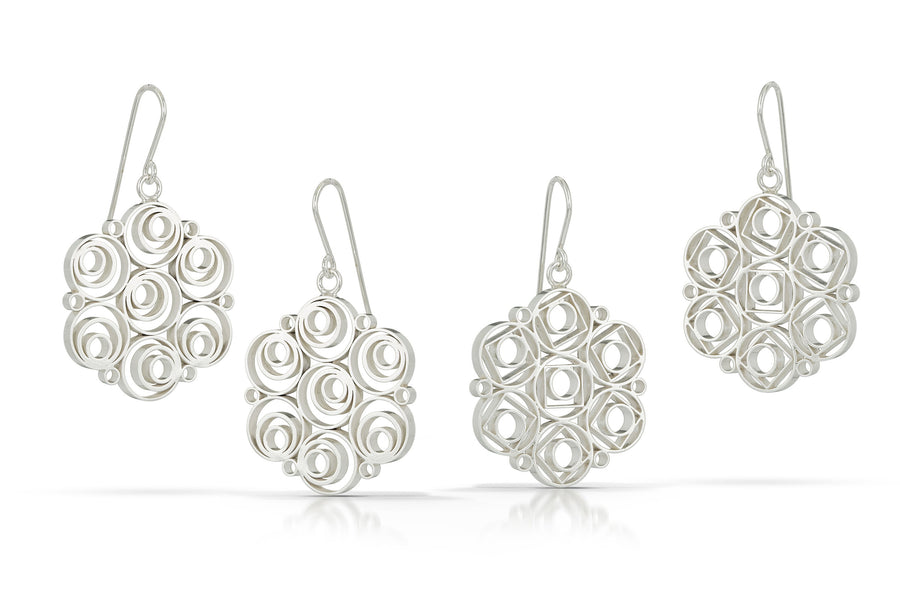 left to right: with circles, with squares