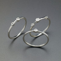 Diamond Stacking Rings