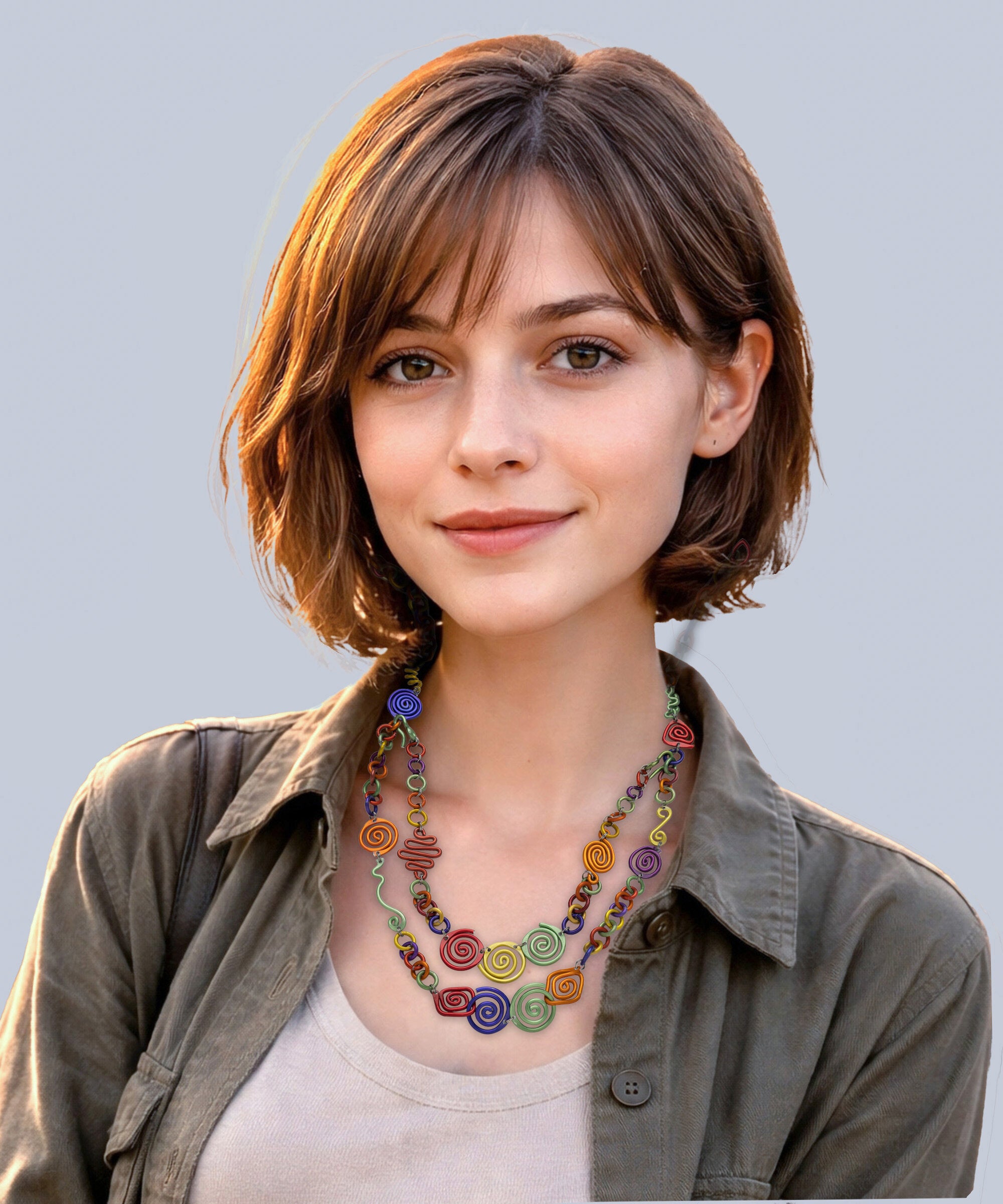 Orbiting Colors Necklace