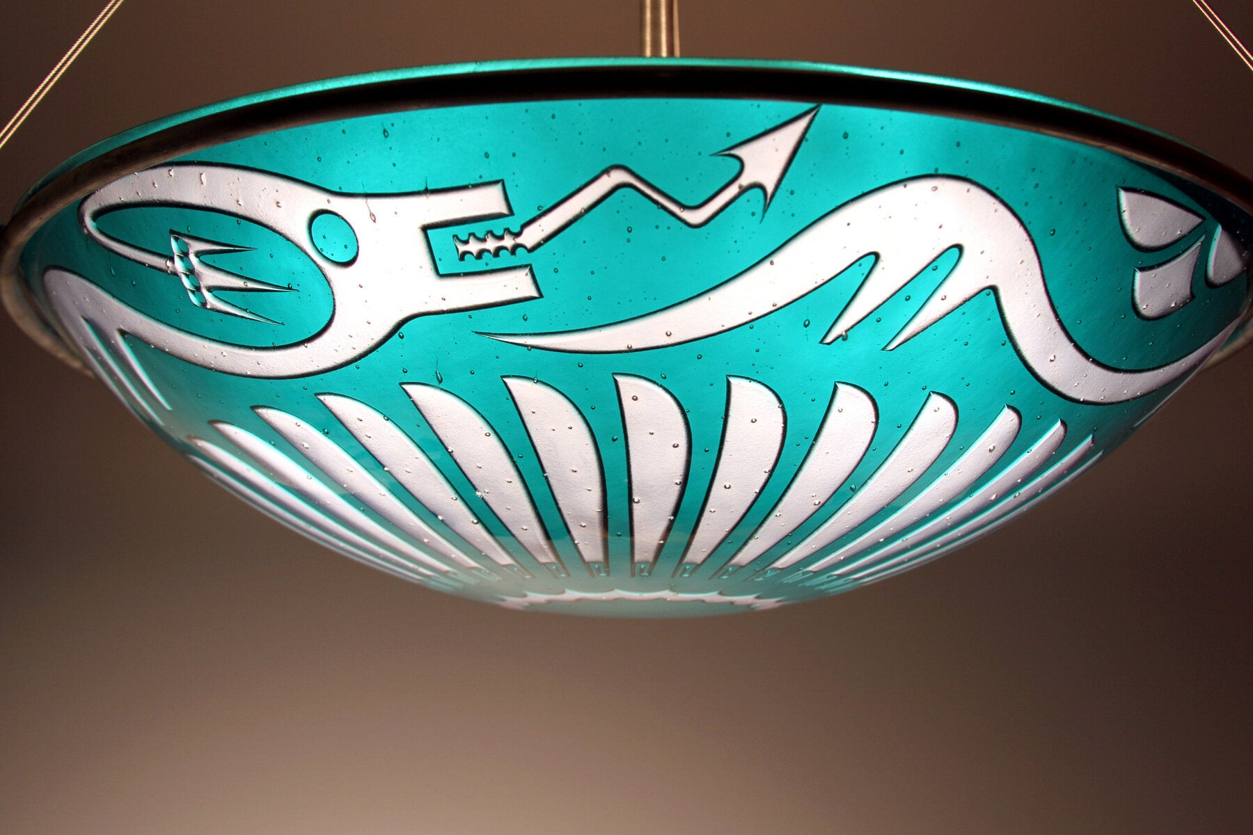San Ildefonso Dragon Pendant Lamp