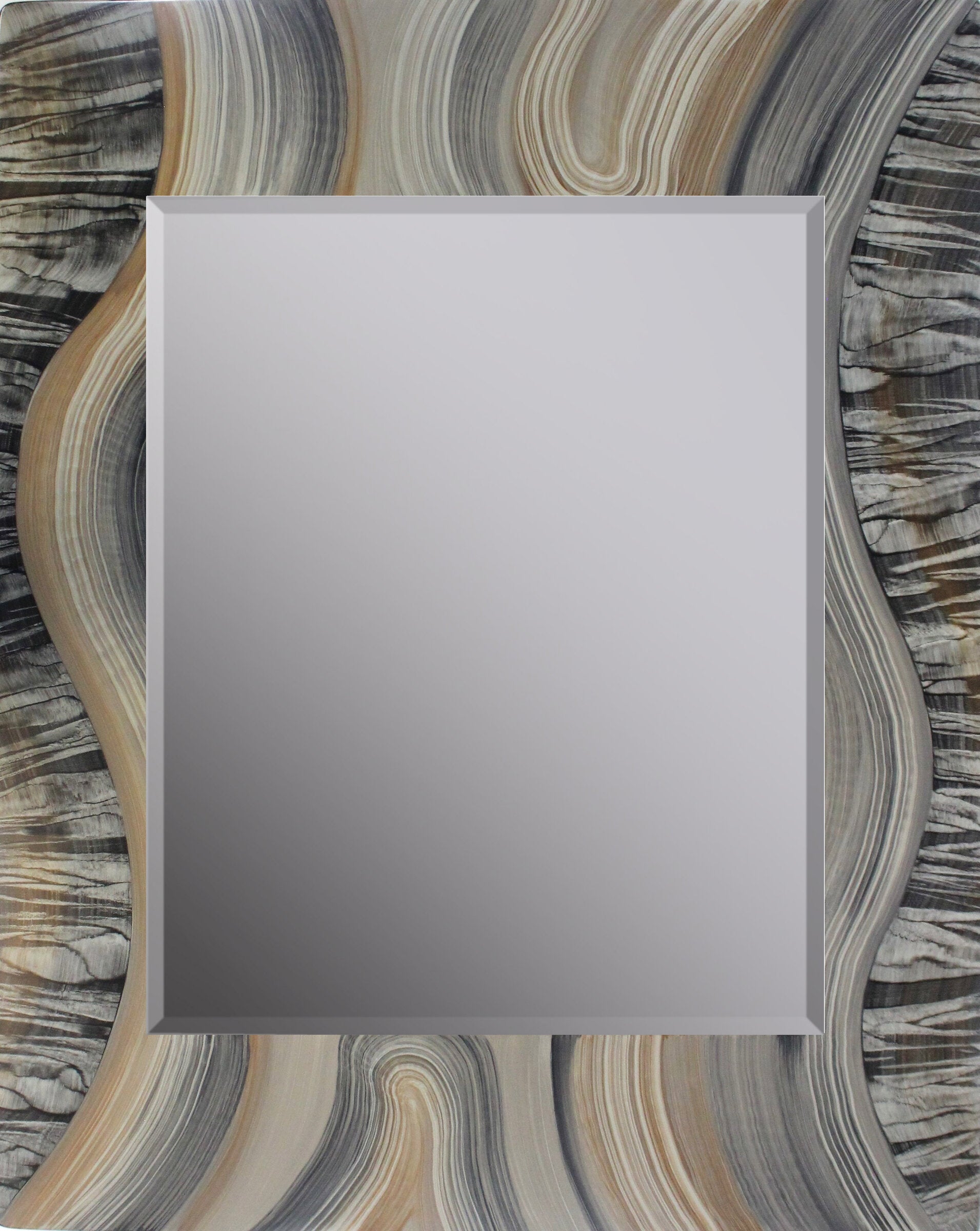 Driftwood Painted Mirror