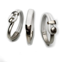 White/Silver set of three