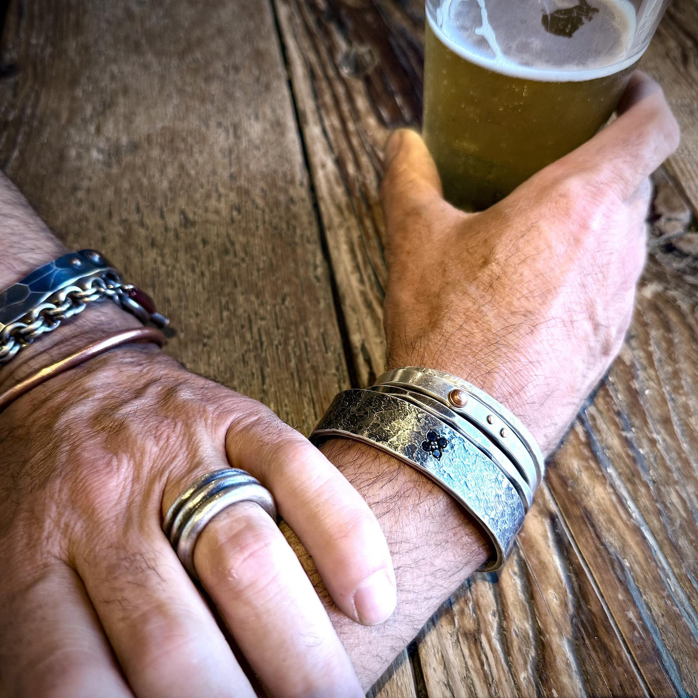 Black Diamond Forged Bracelet