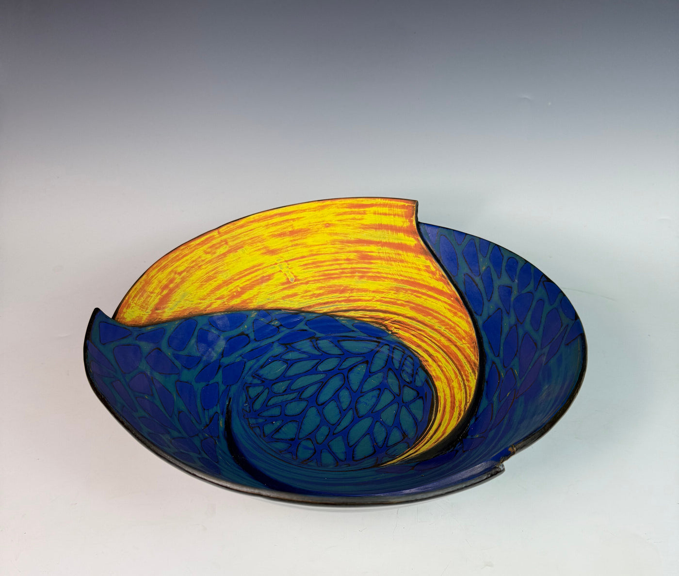 Sanded Leaf Bowl