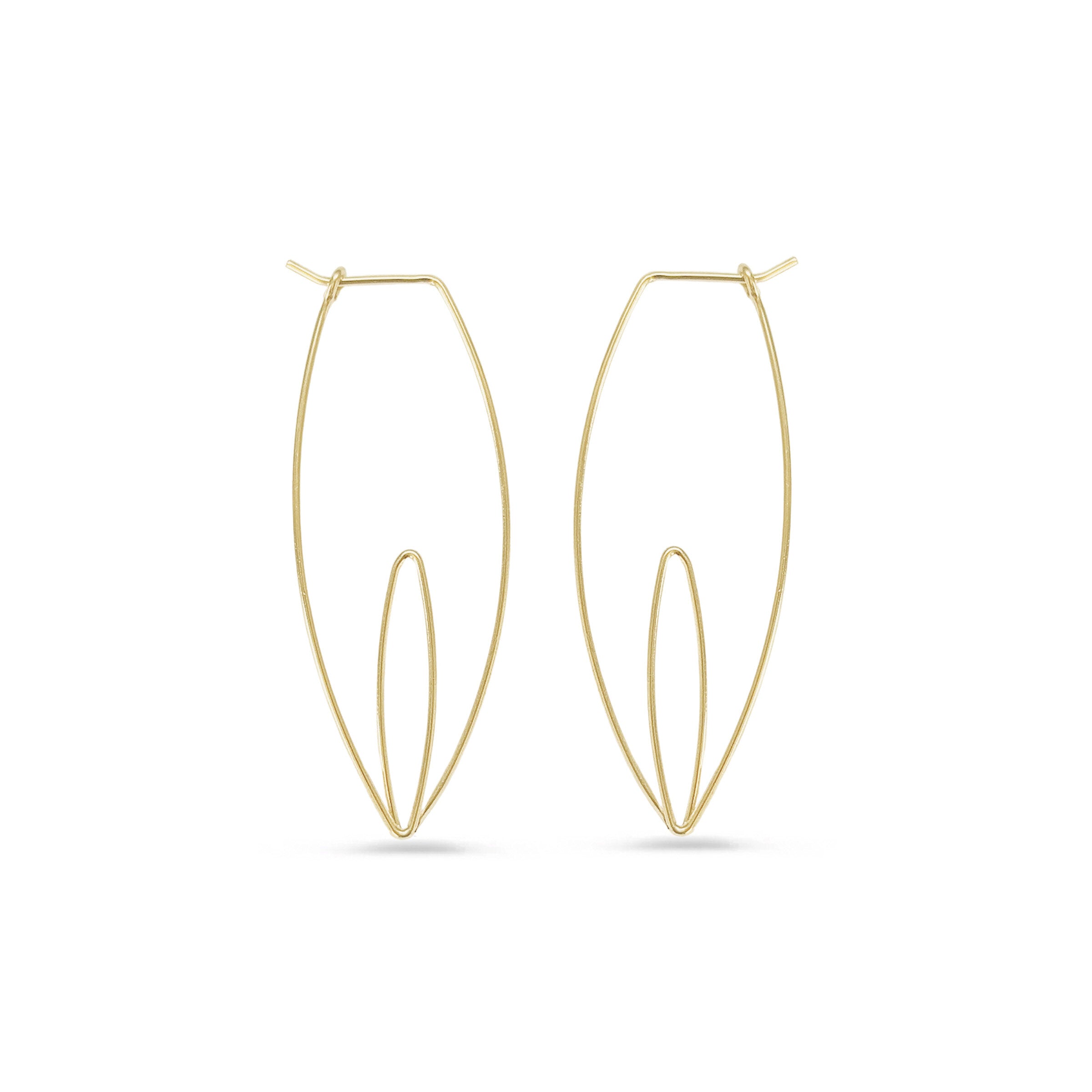 Lily Hoop Earrings