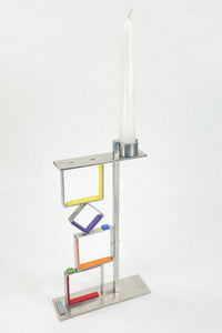 Stacked Shapes Squares Candleholder