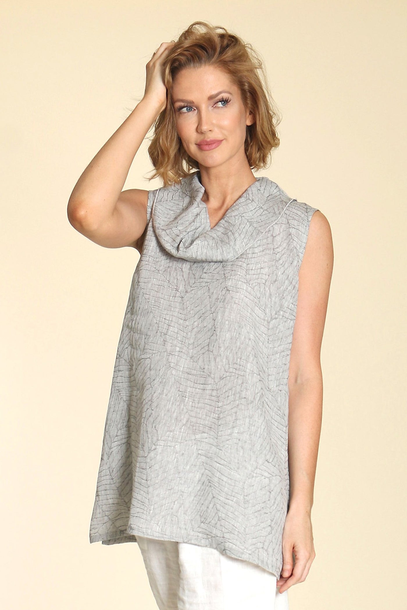 Linen Jacquard Tunic