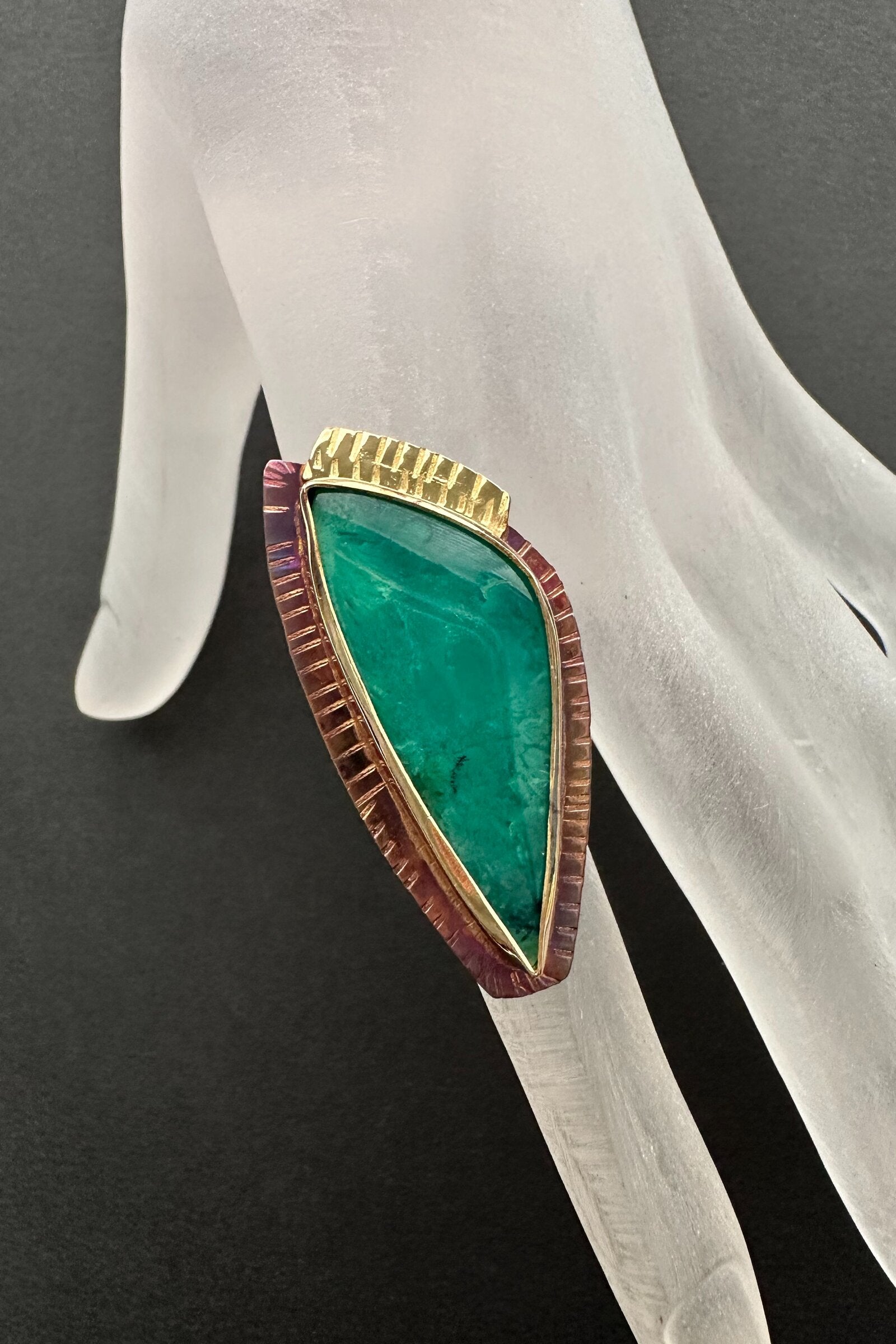 Glorious Green-Blue Ring