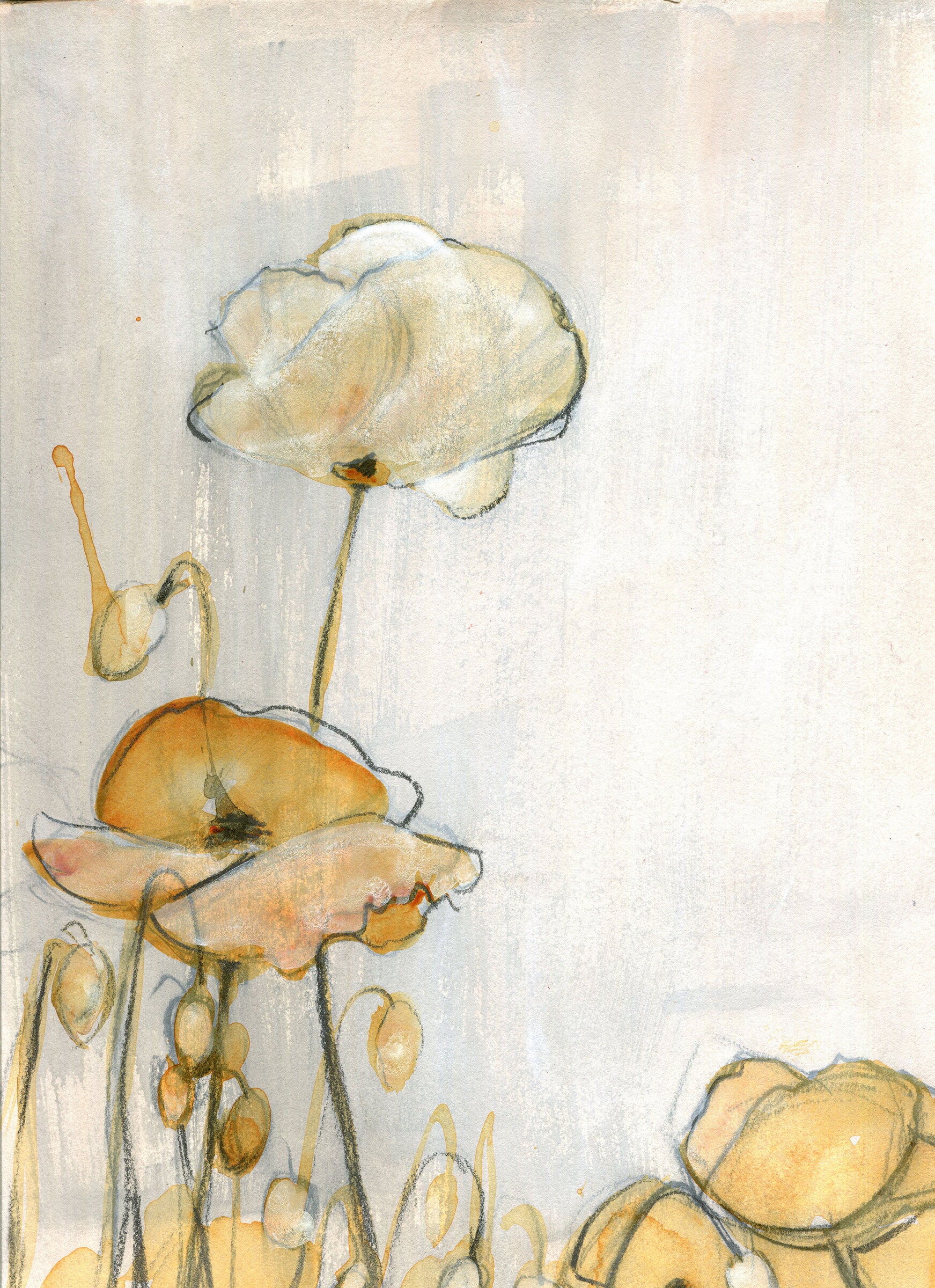 Vertical Poppies II