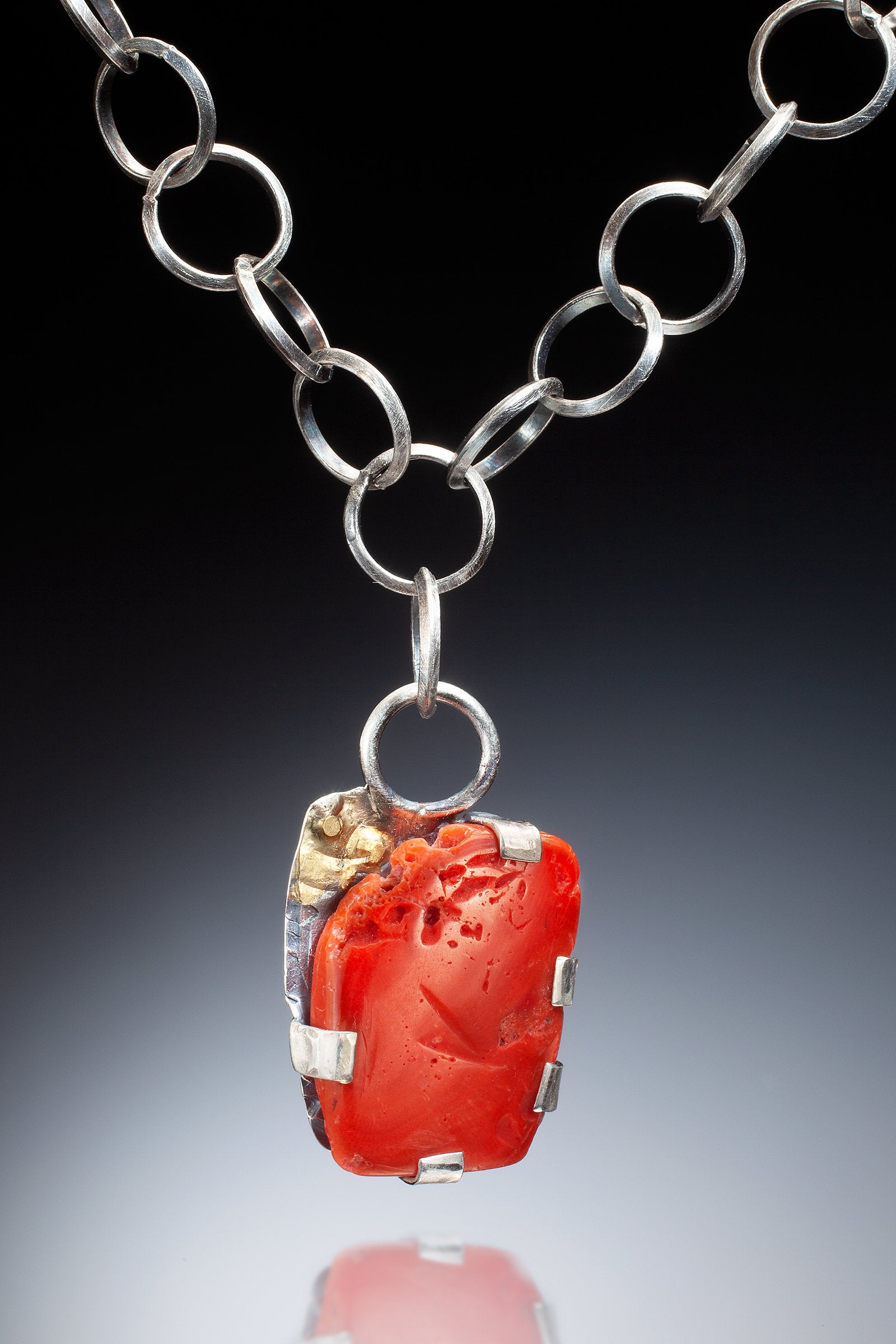 Red Cloud at Sundown Necklace