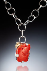 Red Cloud at Sundown Necklace