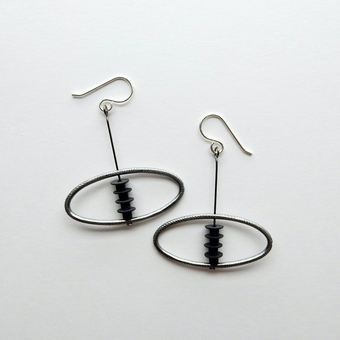 Oval Drop Earrings