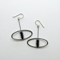 Oval Drop Earrings