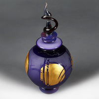 Indigo & Gold Large Archival Vessel
