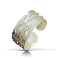 Bright Silver with Bright Fine Silver Thread