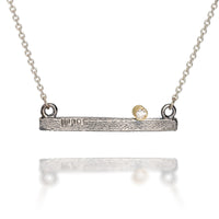 Cribstone Bar Necklace