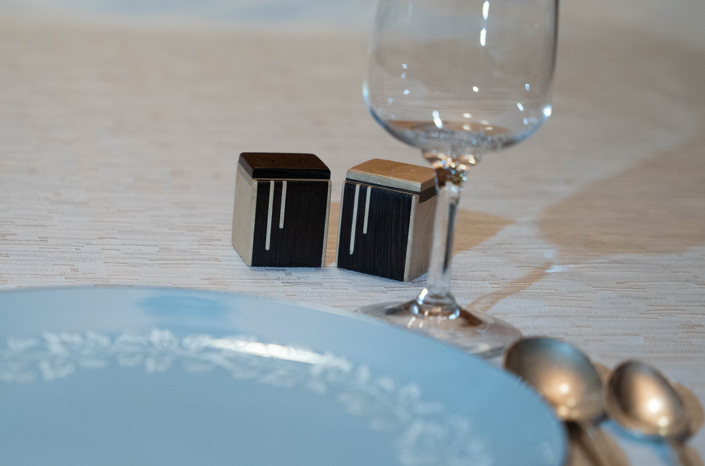 Wenge Salt & Pepper Shakers