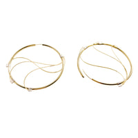 Triple Wave XL Hoops