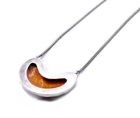 Floral Enamel Pendant