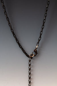 Small Leaf Pendant with Pearl