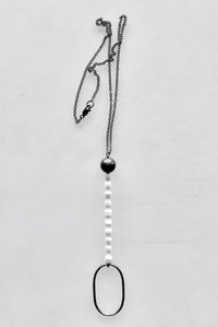 Silver and Pearls Necklace