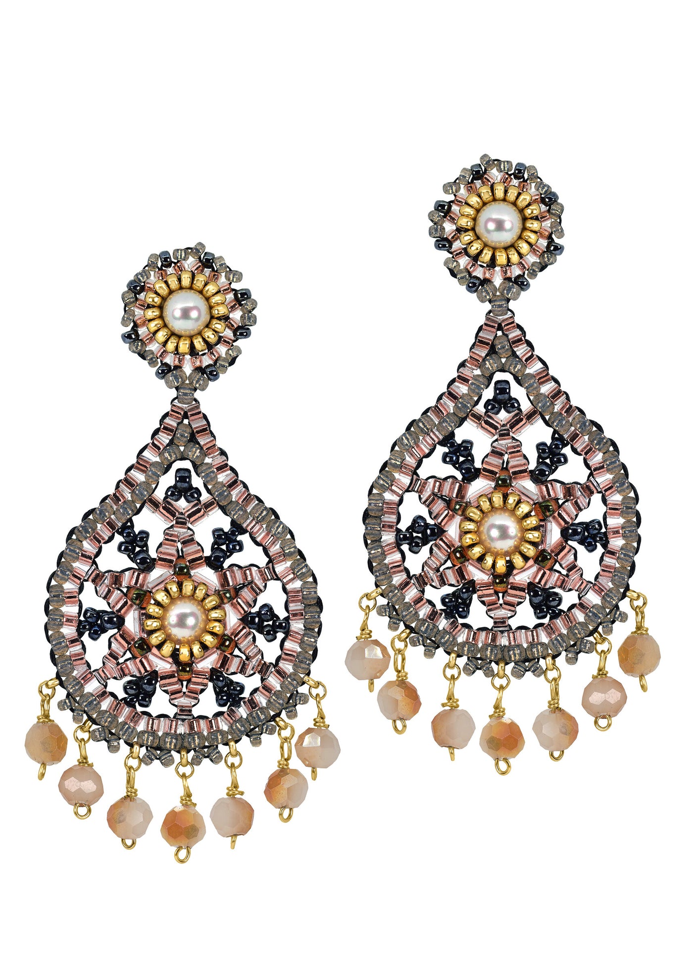 Teardrop with a Twist Earrings