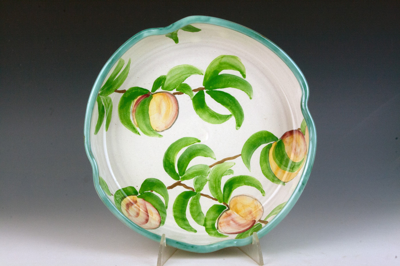 Peach Orchard Serving Dish