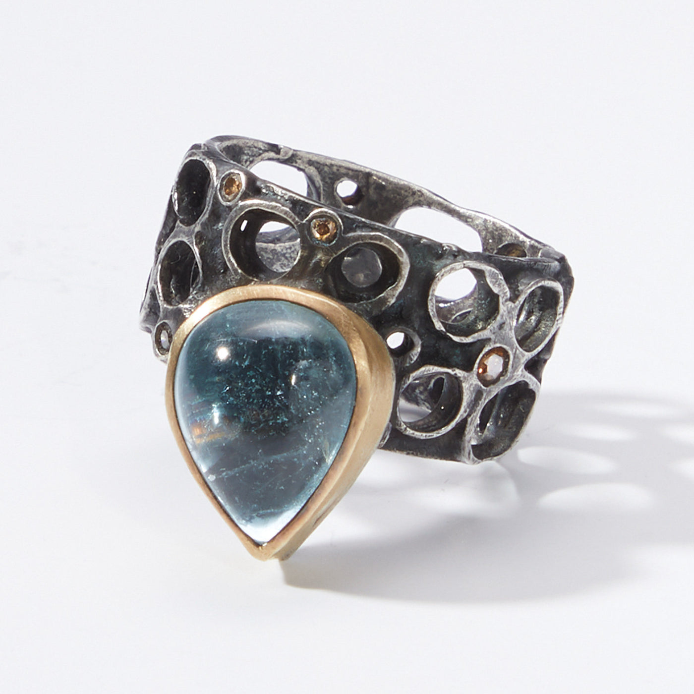Bejeweled Hive Ring