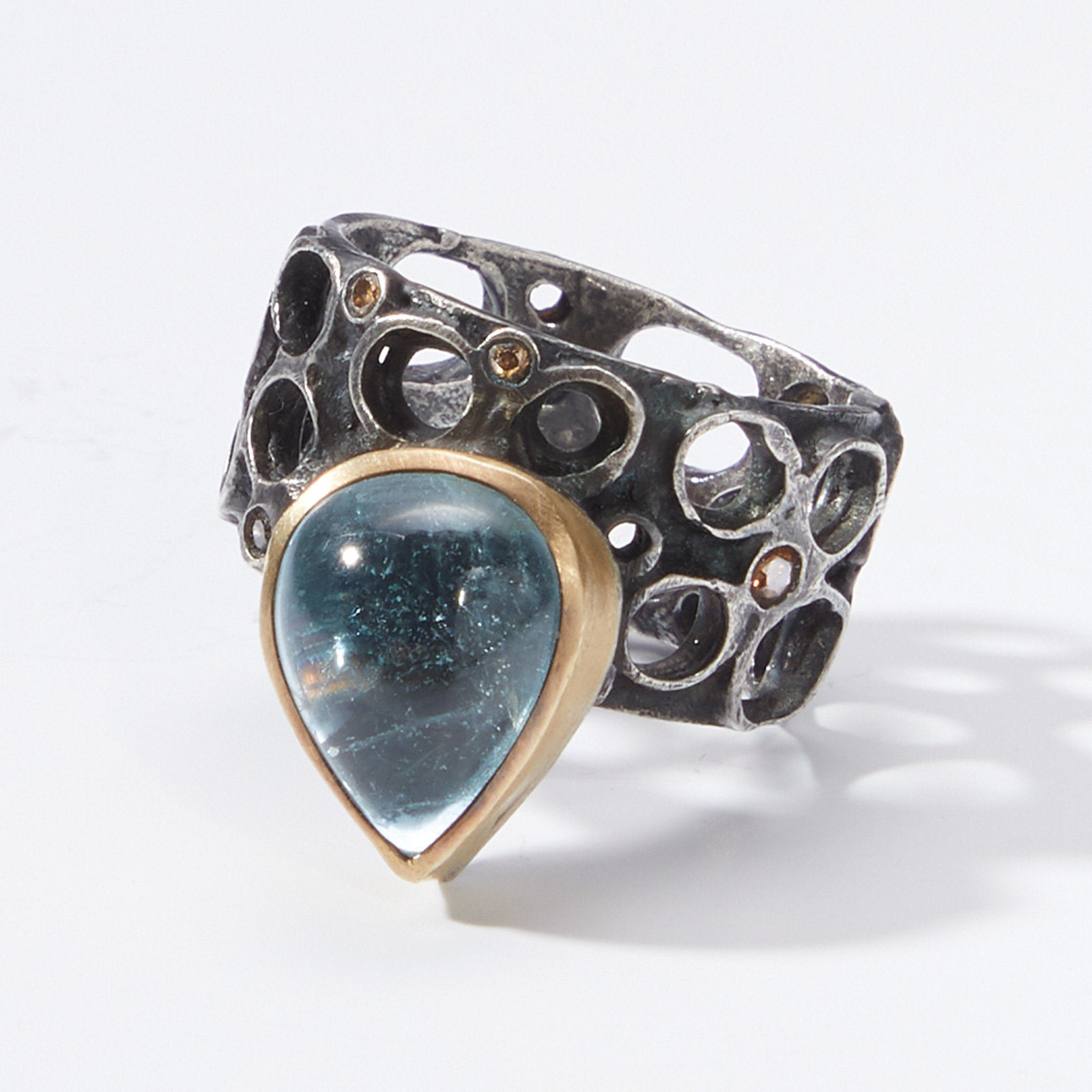 Bejeweled Hive Ring