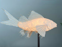 Alabaster Santorini Koi Lamp