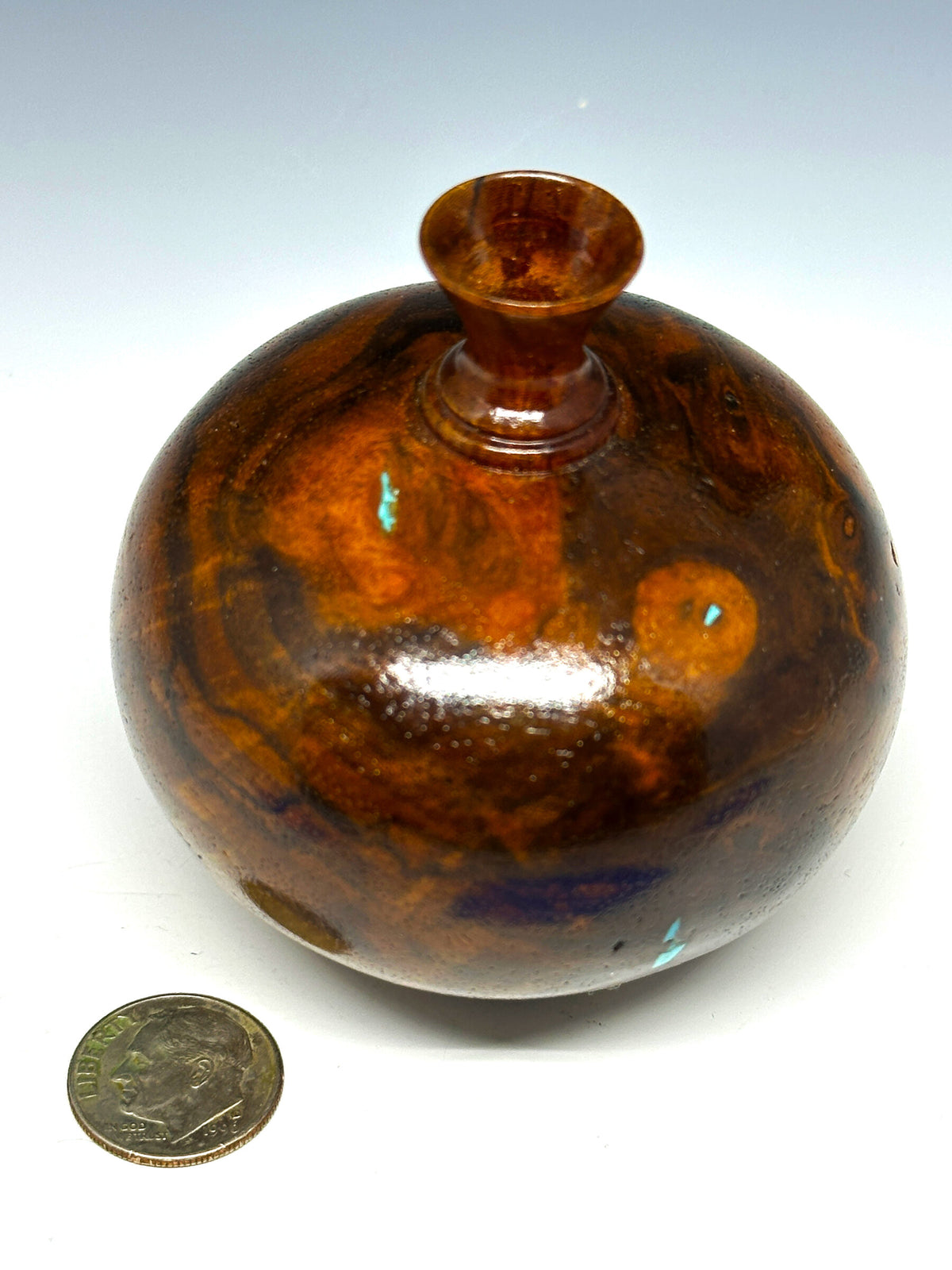 Dime to show size | Photo by John M. Russell