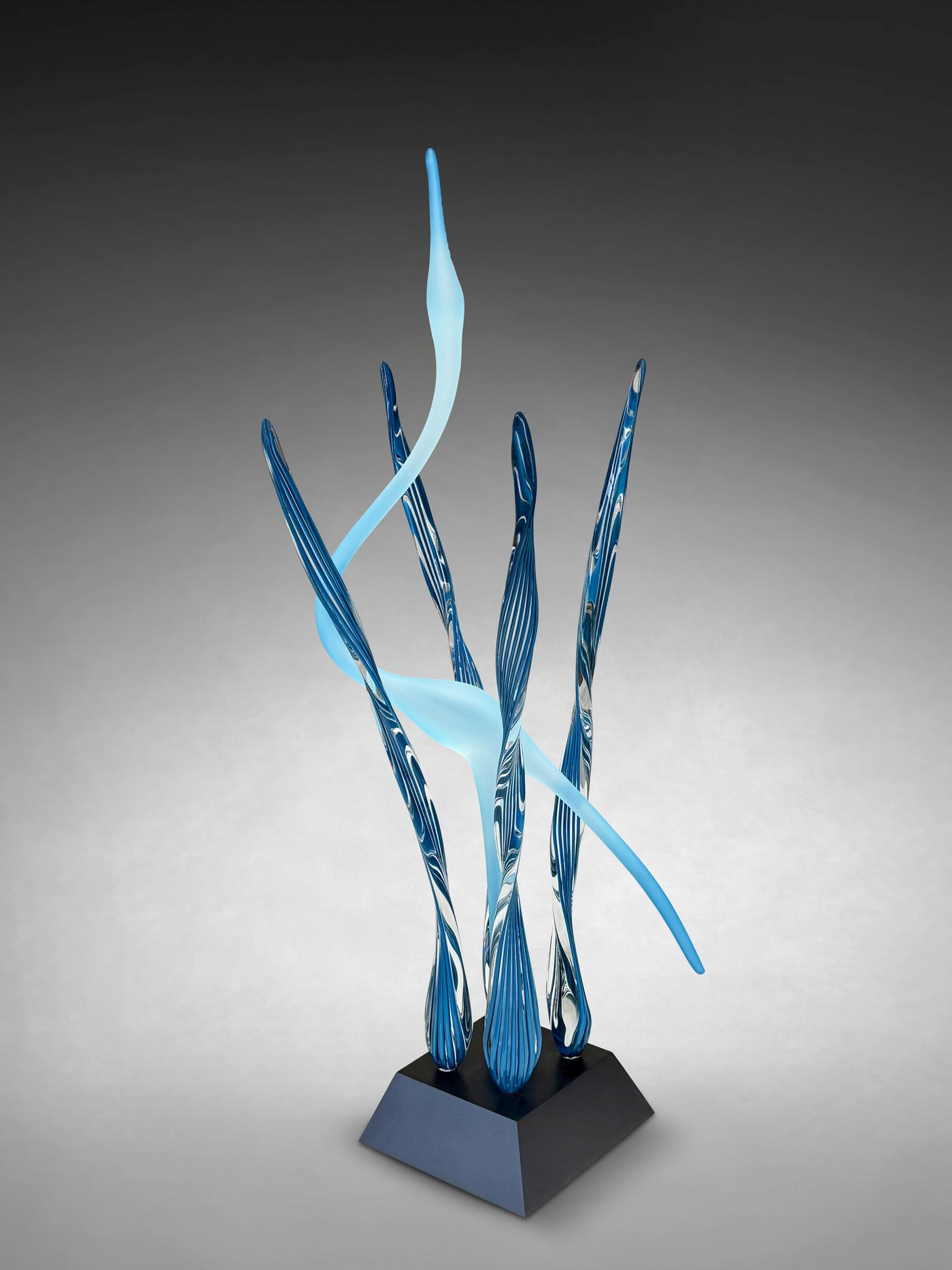 Serene Dance in the Marsh, Deep Sea Aquamarine