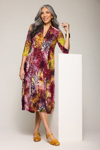 Burnout Sunset Dress