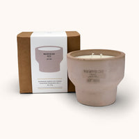 Cement Candle in Dune, No. 3
