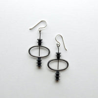 Oval Drop Earrings II