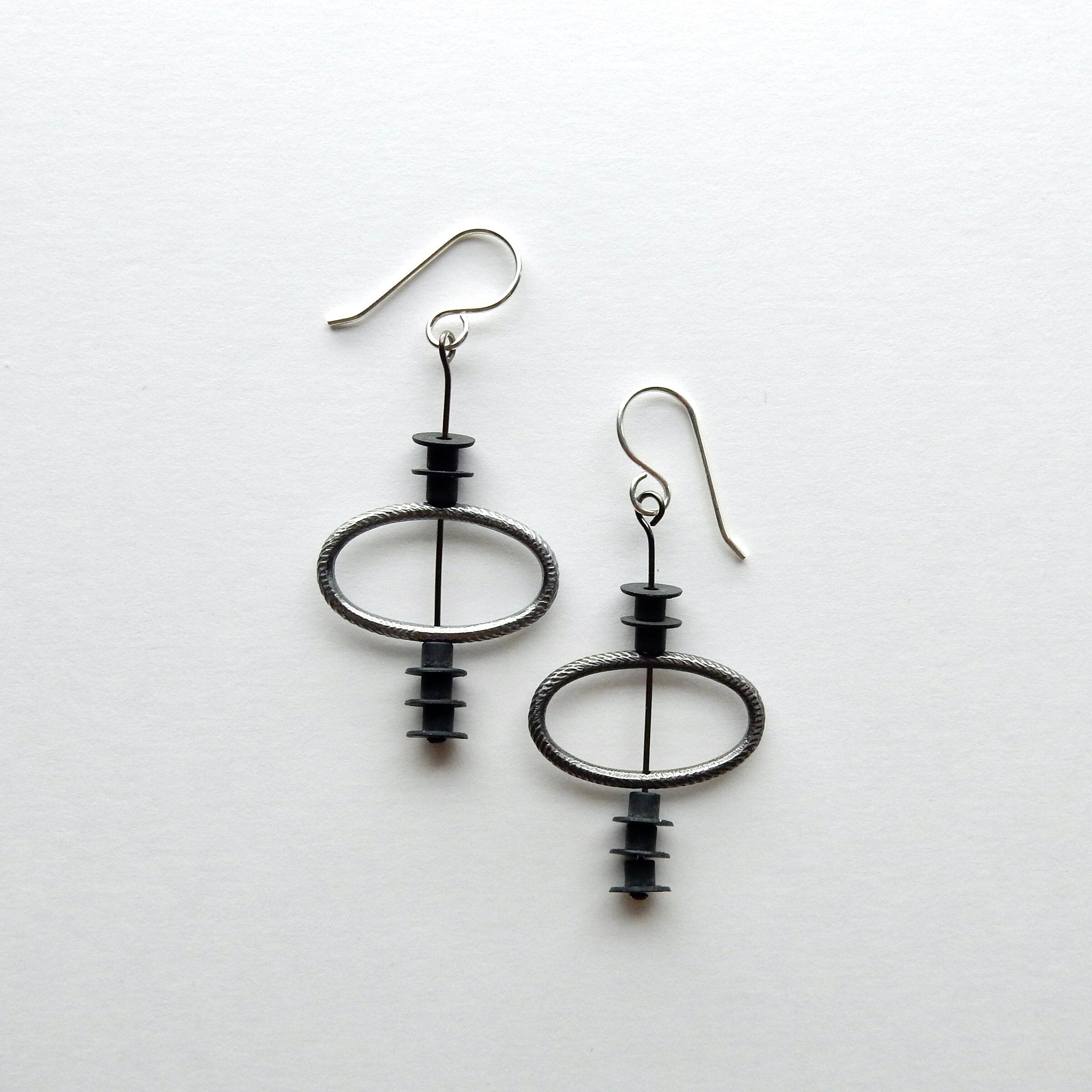 Oval Drop Earrings II