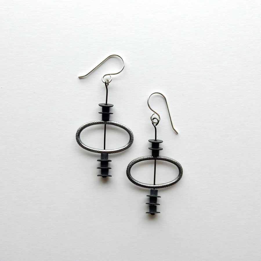 Oval Drop Earrings II