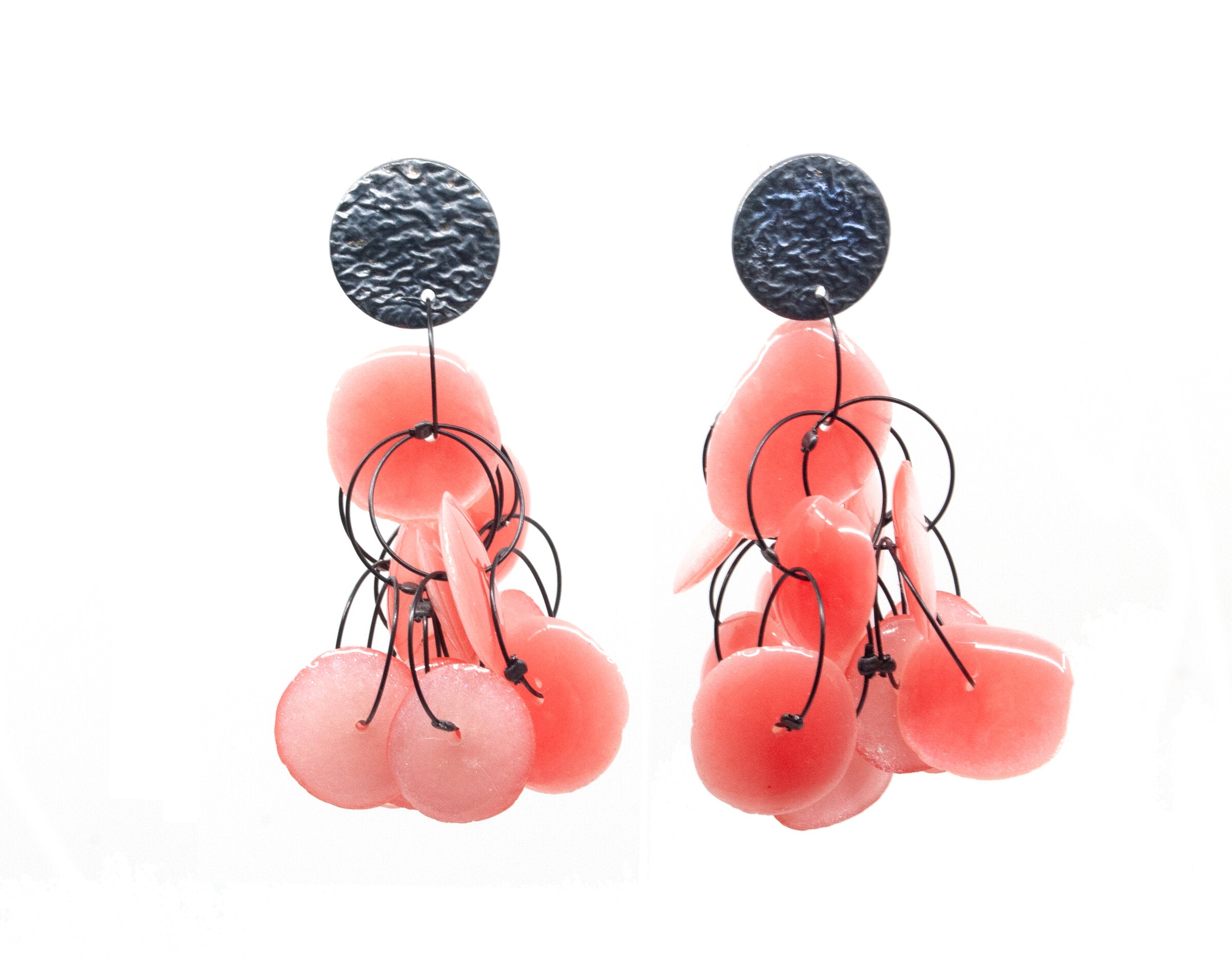 Resin Puddle Earrings