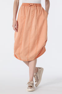 Soft Washed Tencel Kairos Bubble Skirt