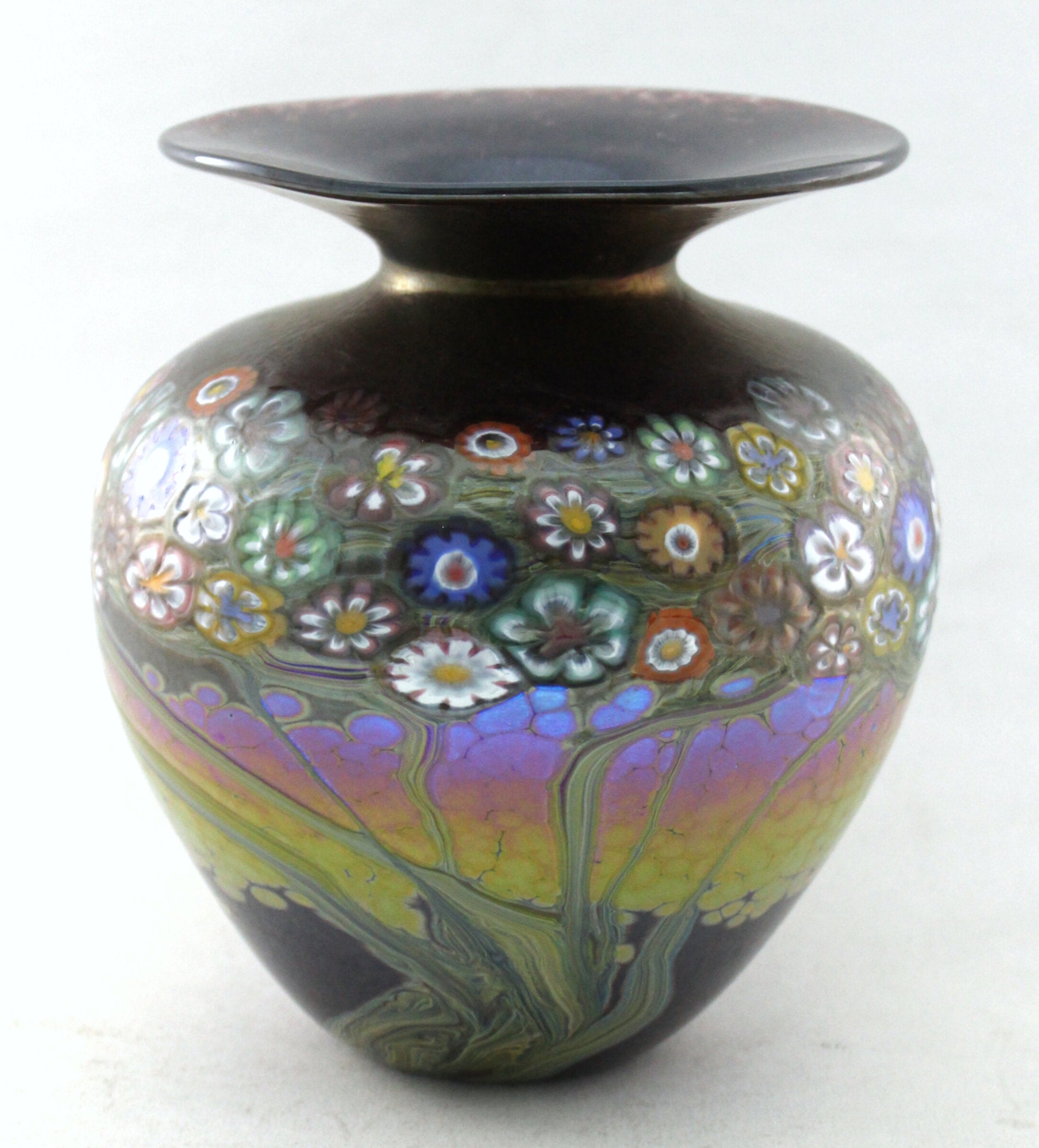 Copper Ruby Vines Vase