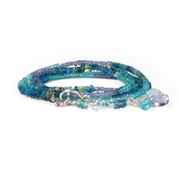 Blue Gemstone Blend Lariat & Bracelet