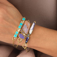 Sleeping Beauty Turquoise Hook Bracelet